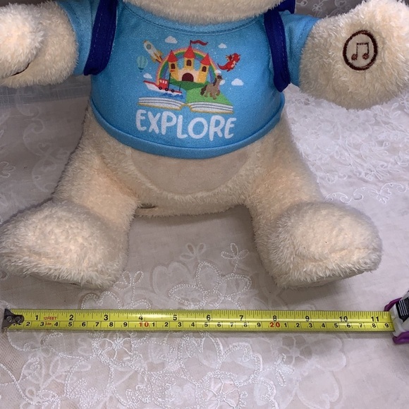 16" Spark Create Imagine Walmart Story telling bear plush lights & sound - Picture 4 of 12